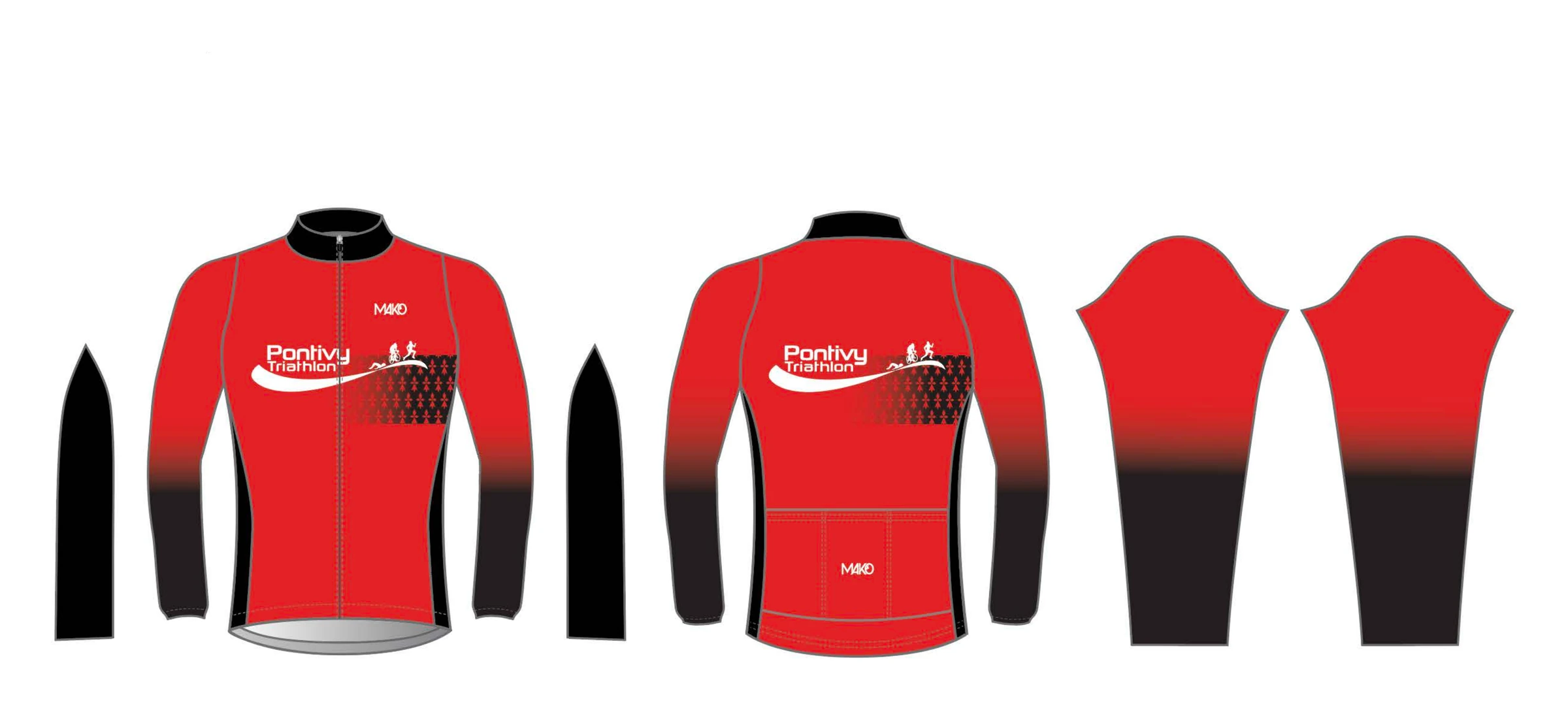 Veste mi-saison vélo Pro manches longues